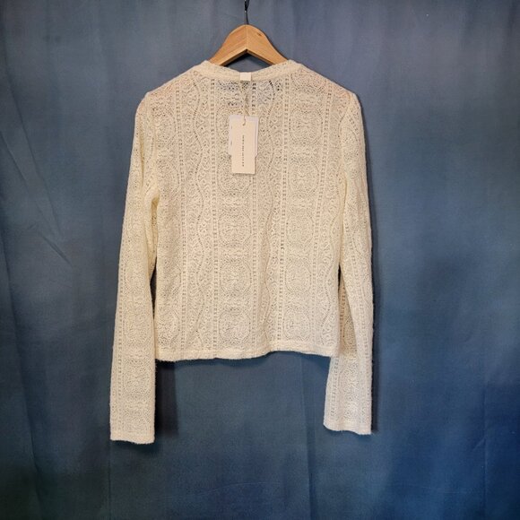 NWT Commense Semi-Sheer Lace Top - Picture 2 of 5